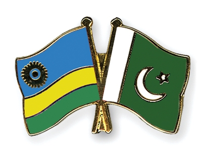Fahnen Pins Ruanda Pakistan