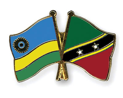 Fahnen Pins Ruanda St-Kitts-und-Nevis