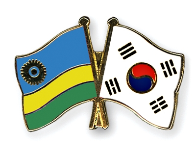 Fahnen Pins Ruanda Sdkorea