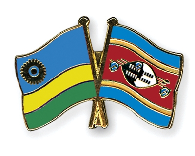 Fahnen Pins Ruanda Swasiland