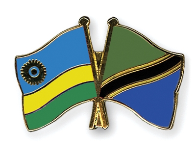 Fahnen Pins Ruanda Tansania