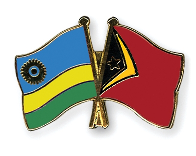 Fahnen Pins Ruanda Timor-Leste