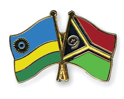 Fahnen Pins Ruanda Vanuatu