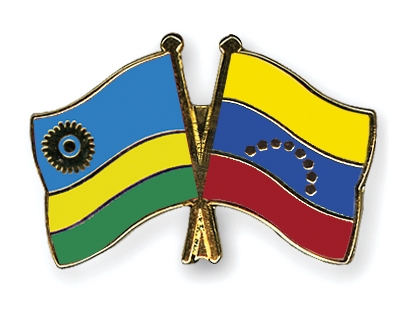 Fahnen Pins Ruanda Venezuela