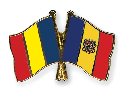 Fahnen Pins Rumnien Andorra