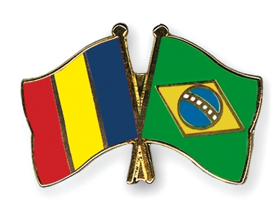 Fahnen Pins Rumnien Brasilien