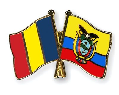 Fahnen Pins Rumnien Ecuador