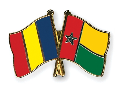 Fahnen Pins Rumnien Guinea-Bissau