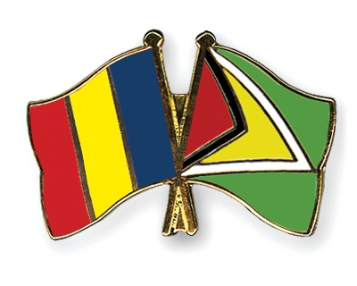 Fahnen Pins Rumnien Guyana