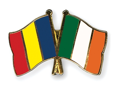 Fahnen Pins Rumnien Irland