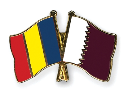 Fahnen Pins Rumnien Katar