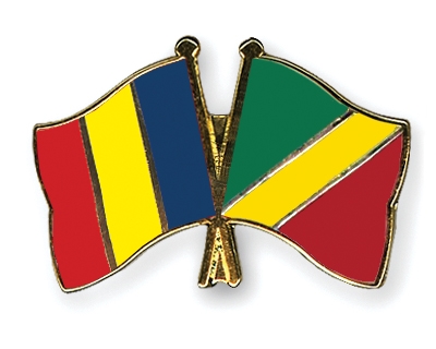 Fahnen Pins Rumnien Kongo-Republik