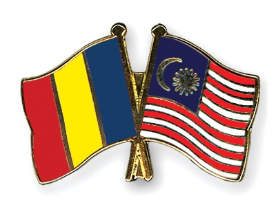 Fahnen Pins Rumnien Malaysia