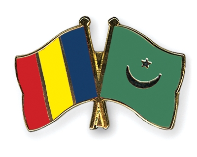 Fahnen Pins Rumnien Mauretanien