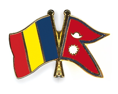 Fahnen Pins Rumnien Nepal