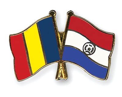 Fahnen Pins Rumnien Paraguay