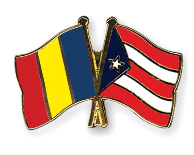 Fahnen Pins Rumnien Puerto-Rico