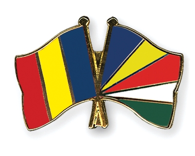 Fahnen Pins Rumnien Seychellen