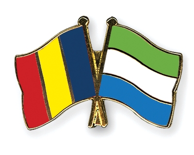 Fahnen Pins Rumnien Sierra-Leone