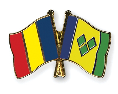 Fahnen Pins Rumnien St-Vincent-und-die-Grenadinen