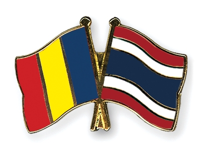 Fahnen Pins Rumnien Thailand