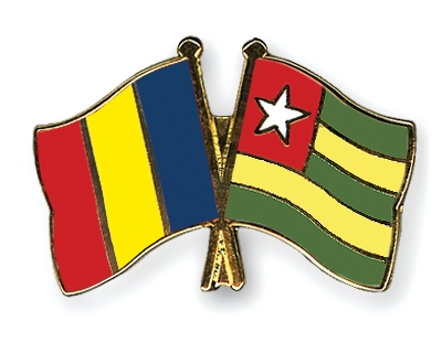 Fahnen Pins Rumnien Togo