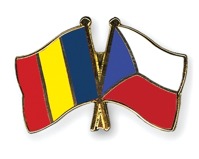 Fahnen Pins Rumnien Tschechische-Republik