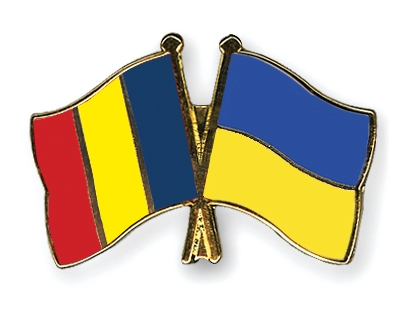 Fahnen Pins Rumnien Ukraine