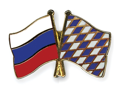 Fahnen Pins Russland Bayern