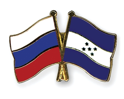 Fahnen Pins Russland Honduras