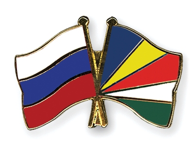 Fahnen Pins Russland Seychellen