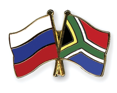 Fahnen Pins Russland Sdafrika