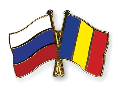 Fahnen Pins Russland Tschad