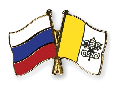 Fahnen Pins Russland Vatikanstadt