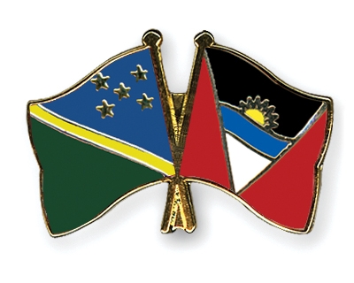 Fahnen Pins Salomonen Antigua-und-Barbuda