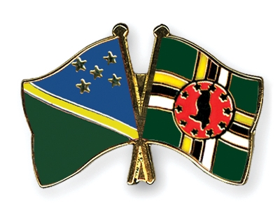 Fahnen Pins Salomonen Dominica