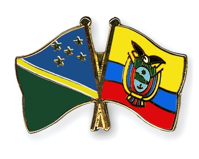 Fahnen Pins Salomonen Ecuador