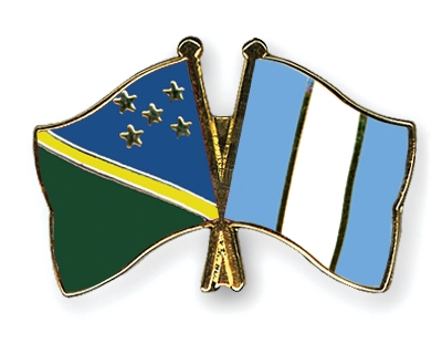 Fahnen Pins Salomonen Guatemala