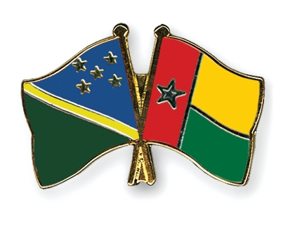 Fahnen Pins Salomonen Guinea-Bissau