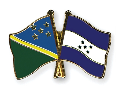 Fahnen Pins Salomonen Honduras