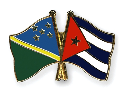 Fahnen Pins Salomonen Kuba