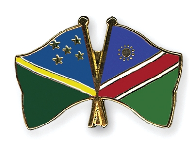 Fahnen Pins Salomonen Namibia