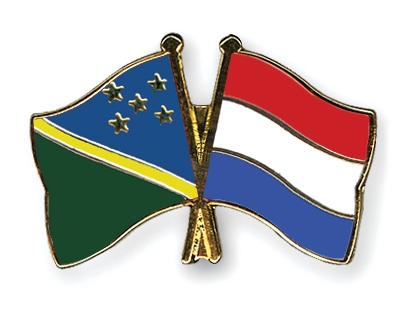 Fahnen Pins Salomonen Niederlande