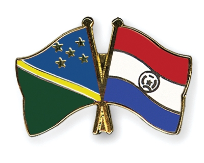 Fahnen Pins Salomonen Paraguay