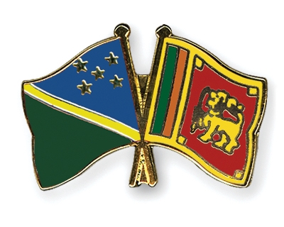 Fahnen Pins Salomonen Sri-Lanka