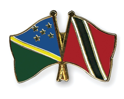 Fahnen Pins Salomonen Trinidad-und-Tobago