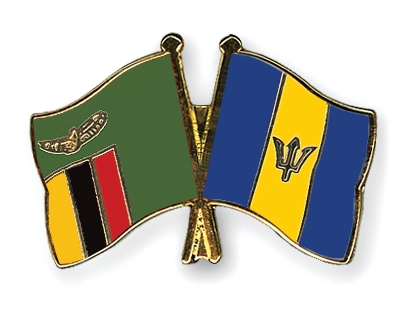 Fahnen Pins Sambia Barbados