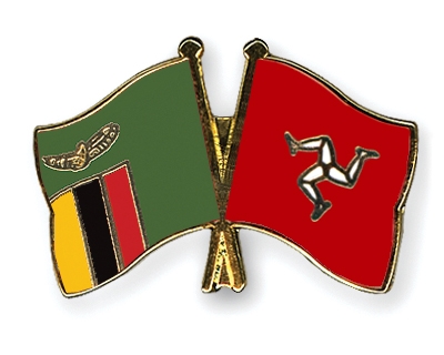 Fahnen Pins Sambia Isle-of-Man