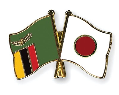 Fahnen Pins Sambia Japan