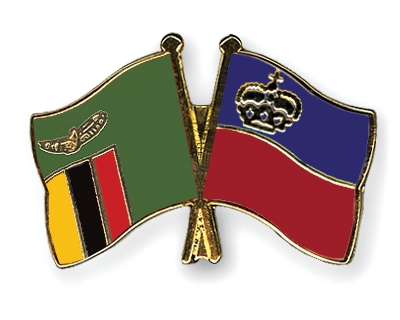 Fahnen Pins Sambia Liechtenstein